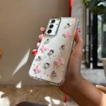 قاب پروانه شاین صورتی