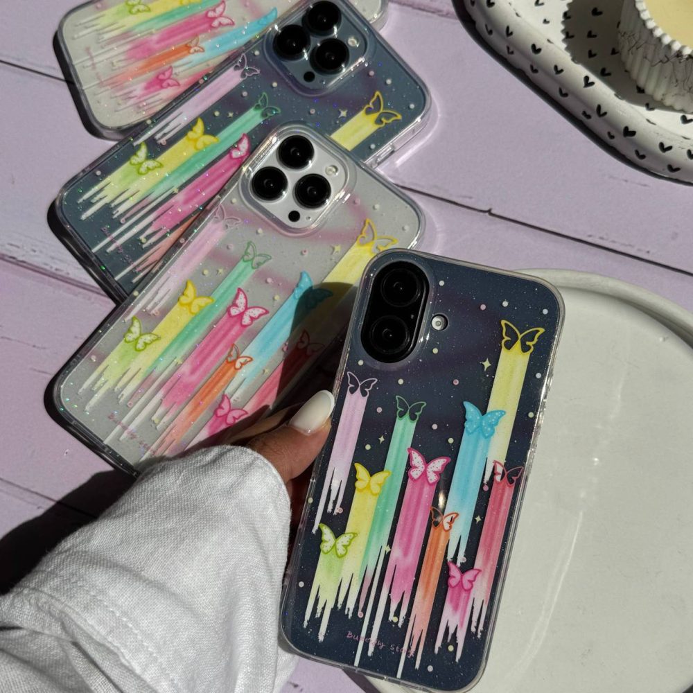 قاب پروانه رنگین کمانی