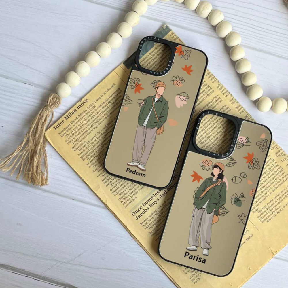 قاب طرحدار آینه ایی کد 012