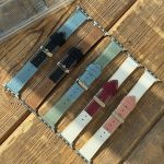 بند اپل واچ چرم و جین