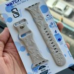 واچ سیلیکونی گل و پروانه برجسته