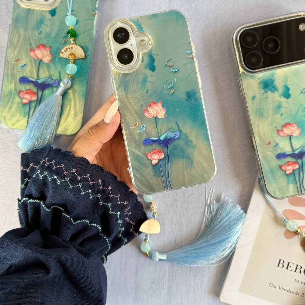 قاب گل نیلوفر آبی