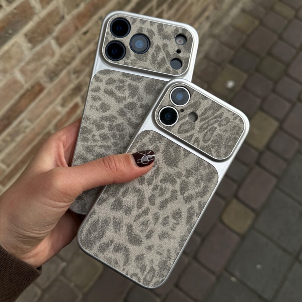 قاب پلنگی طوسی