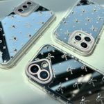 قاب پاپیون آیینه ای صورتی