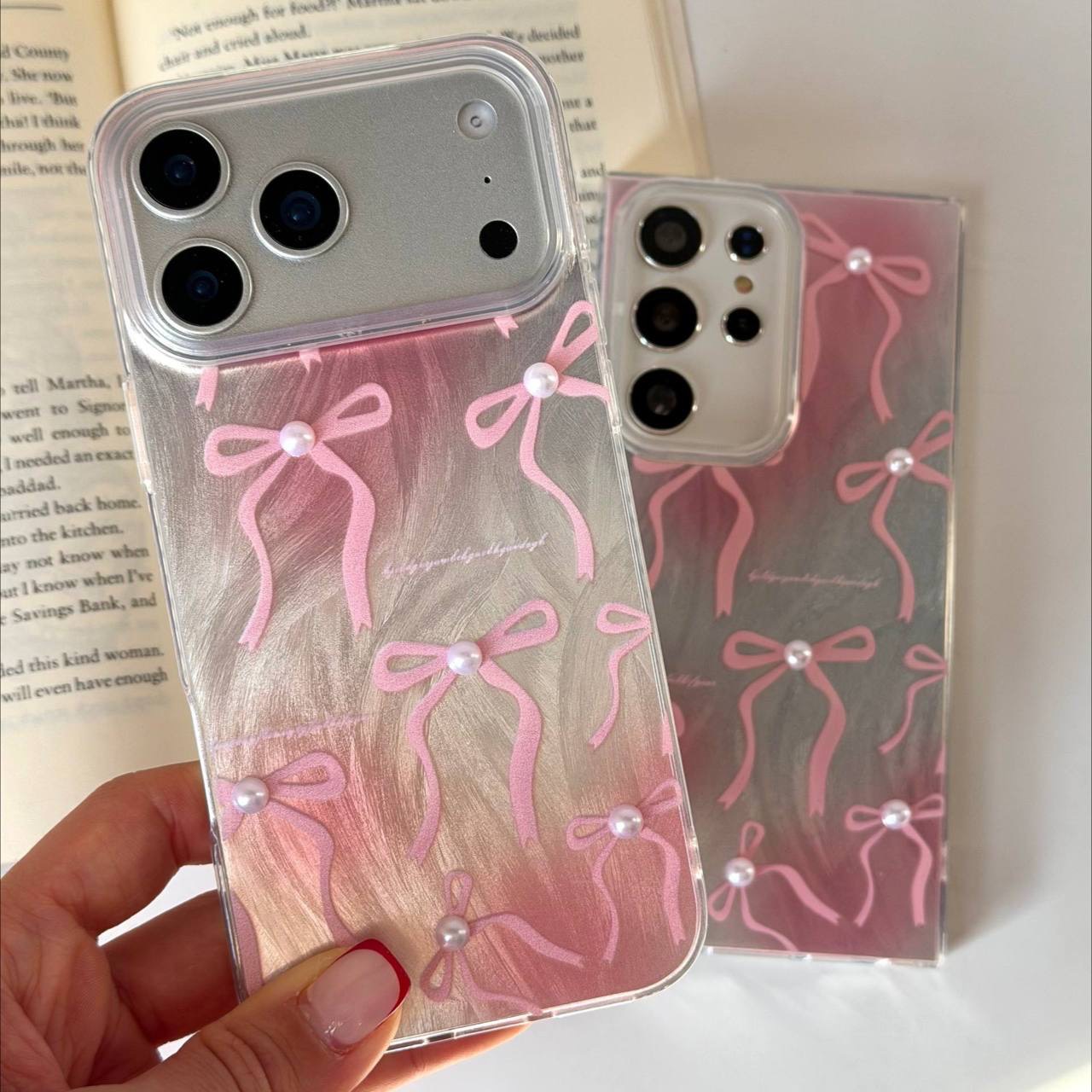 قاب پاپیون براش صورتی