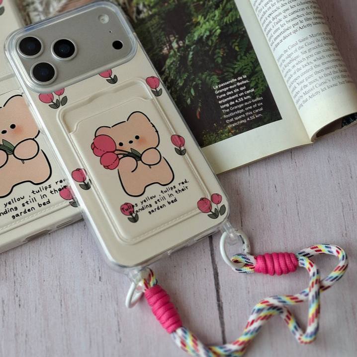 قاب خرس و لاله جا کارتی