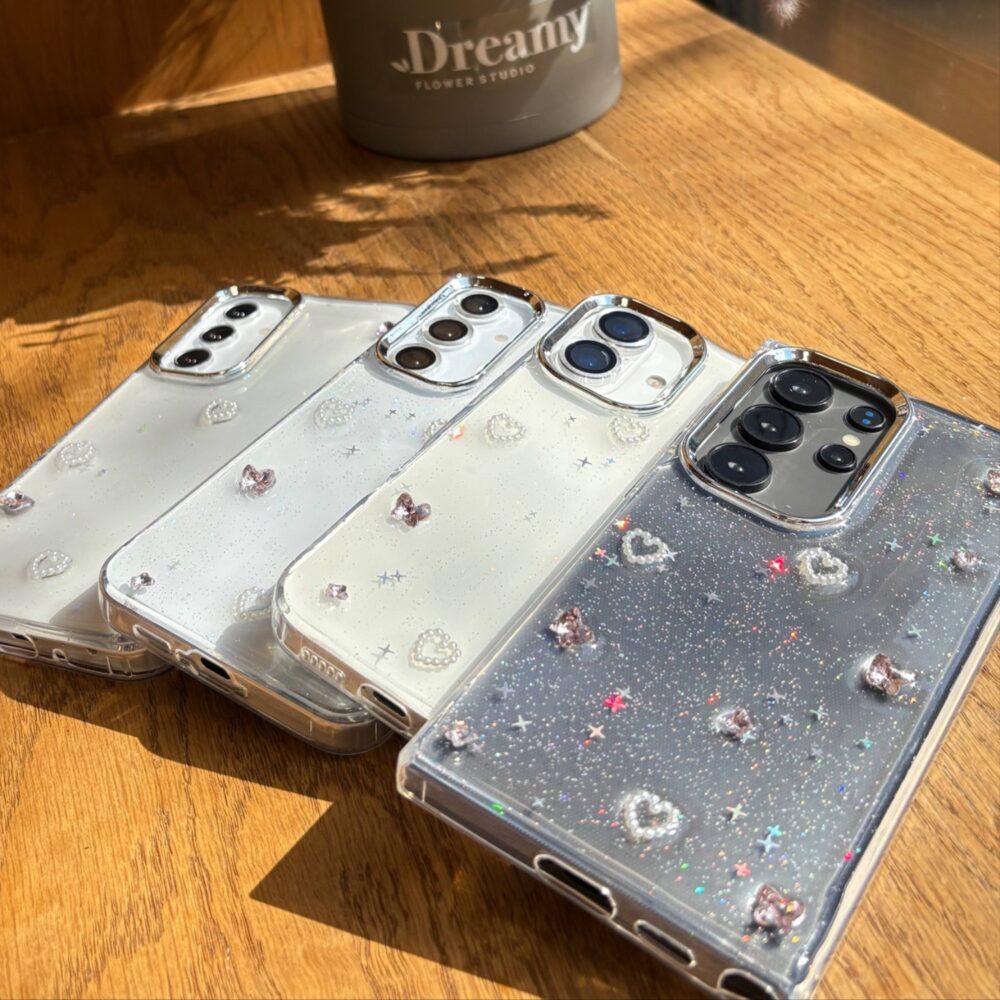 قاب پروانه وقلب مرواریدی شاین