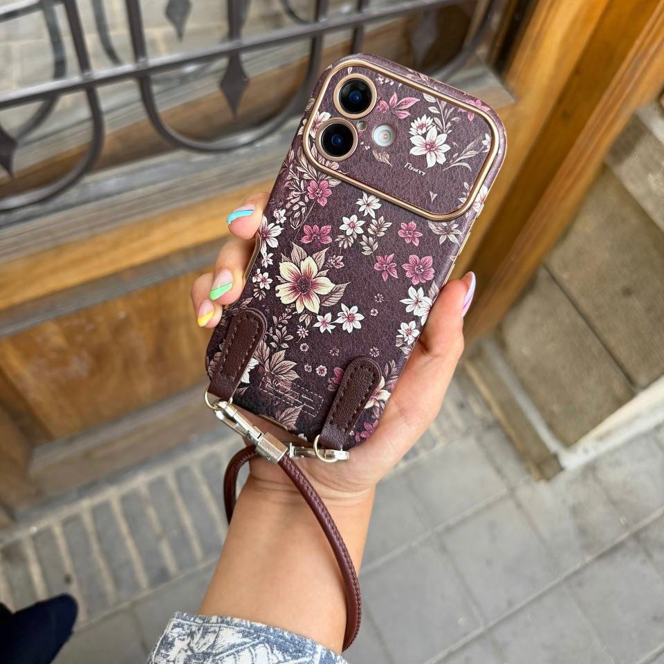 قاب باغ گل قهوه ای