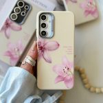 قاب طرح چرم لیلیوم صورتی - Image 2