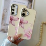 قاب طرح چرم لیلیوم صورتی