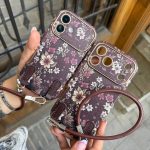 قاب باغ گل قهوه ای